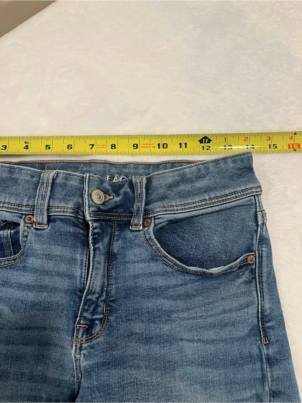 American Eagle Next Level Stretch Denim Shorts - 6 Long